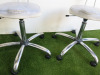 Pair of Mobile Beauty/Nail Salon Stools on Castors. Condition (As Viewed/Pictured). - 4