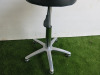 Mobile Beauty/Nail Salon Stool on Castors In Black. - 3