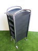 Efalock Hair Dressers Work Trolley on Castors with 5 Drawers. - 2