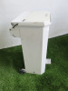 Sunflower Hand Free Fire Retardant Clinical Metal Waste Bin, Size H52cm. - 3