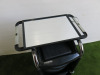Efalock Hair Dressers Work Trolley on Castors with 5 Drawers & V Design Sibel Mirror. - 4