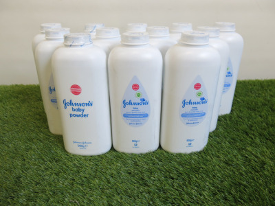 12 x 500g Johnsons Baby Powder.