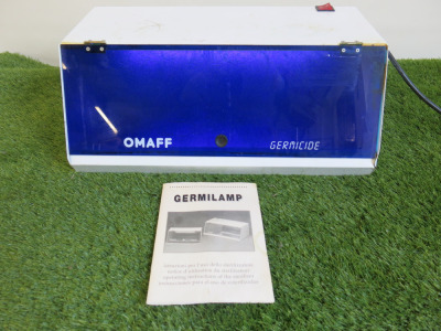 Omaff Germicide Sterilizer.