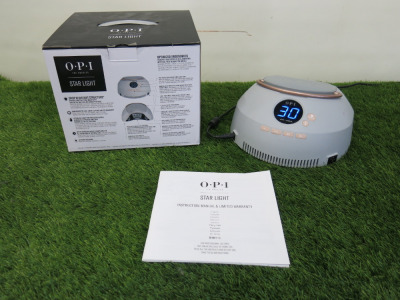 OPI Professional Star Light Nail Lamp, Model GL903. Comes with Instruction Manual & Original Box.