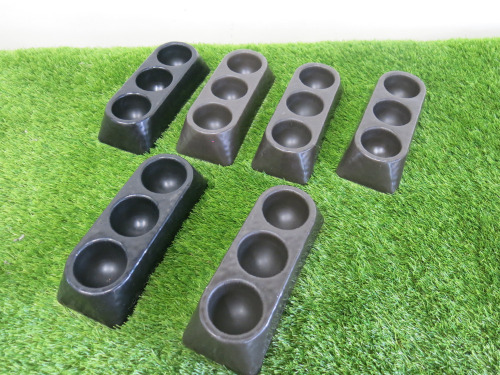 6 x Noel Asmar Pedicure Treatment Dishes.