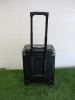 New Songmics Trolley Cosmetic Case in Black, Size H50cm. - 3