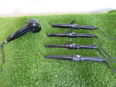 5 x Babyliss Hair Stylers to Include: 1 x Hair Curler, 3 x Heat Tongs & 1 x Conical Wand.