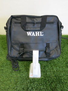 Wahl Cordless Sterling 2 Plus Trimmer with Base Charging Unit, Model 8087. Comes with Wahl Carry Case.