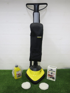 Karcher Floor Polisher, Model FP303. Comes with Pack of 3 Soft Brush Pads & 1 x Bottle of Floor Care.