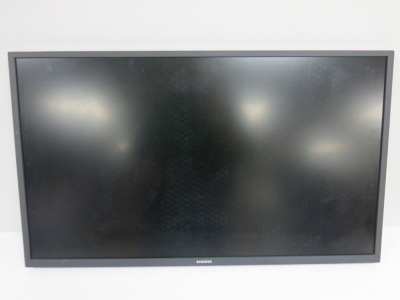 Samsung 32" Montitor, Model U32J590UQU. NOTE: requires stand, power supply, unable to power up.