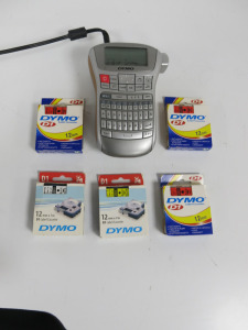 Dymo Label Cassette, Model Label Manager 220P. Comes with 5 x Label Cassettes.