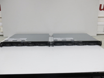 2 x Netgear Advanced Network Storage, Model No RNR-4C with 4 x WD 4TB HHD's & 4 x 3TB HDD's.