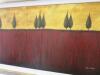 Gold Framed Oil Canvas Print of a Meadow. D.Wise. Size 84 x 143cm - 2