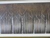 Gold Framed Oil Canvas Print of Forest Scene. K.Hillman. Size 84 x 143cm - 2