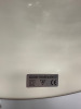 Brushed Round Aluminium & Acorn Shape Glass Pendant Ceiling Light, Model XF40A (Boxed/New). - 5
