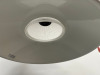 Brushed Aluminium & Primatic Glass Bowl Pendant Ceiling Light, Model XF17B (Boxed/New). - 4