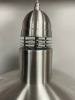 Brushed Aluminium, Industrial Style Pendant Ceiling Light, Model XF42B (Boxed/New). - 3
