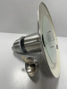Brushed Aluminium, Industrial Style Pendant Ceiling Light, Model XF42B (Boxed/New). - 7