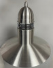 Brushed Aluminium, Industrial Style Pendant Ceiling Light, Model XF42B (Boxed/New). - 2