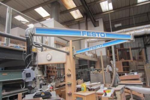 Festo Counter Balance Swinging Arm with Multi End, Power & Air Supply