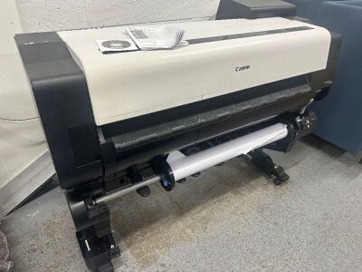 Canon TX-4000 Wide Format Printer, Model K10475, S/N BAHS02835, Total Print Area 2878m2. Comes with Manuals & Software Disc.