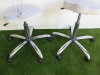Pair of Mobile Beauty/Nail Salon Stools on Castors. Condition (As Viewed/Pictured). - 4