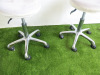 Pair of Mobile Beauty/Nail Salon Stools on Castors. Condition (As Viewed/Pictured). - 5