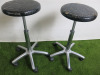 Pair of Mobile Beauty/Nail Salon Stools on Castors. Condition (As Viewed/Pictured). - 4