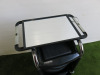 Efalock Hair Dressers Work Trolley on Castors with 5 Drawers & V Design Sibel Mirror. - 7