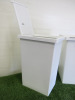 2 x Ikea Filur 11 Gallon White Bins. - 2