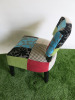 2 x Spa Chairs Upholstered in Multi Coloured Fabric. Size H70cm. - 7