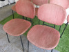 6 x Infiniti Pink Fabric Dining Chairs on Metal Frame. NOTE: condition (As Viewed/Pictured). - 2