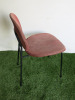 6 x Infiniti Pink Fabric Dining Chairs on Metal Frame. NOTE: condition (As Viewed/Pictured). - 5