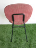 6 x Infiniti Pink Fabric Dining Chairs on Metal Frame. NOTE: condition (As Viewed/Pictured). - 7