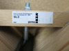 2 x Ikea Nils Black & White Fabric Upholstered Stalls on Black Wooden Legs. - 6