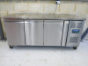 Polar Stainless Steel Triple Door Counter Fridge, Model G597, S/N 20102854. Size H85 x W180 x D70cm.