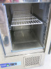 Prodis Stainless Steel Double Door Counter Fridge, Model EC-2SS, S/N 190401325. Size H88 x W90 X70cm. - 4