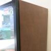 Norcool Type S75 Glass Door Bottle/Drinks Display Refrigerator, Year 2004, Brown Leatherette Finish. - 4