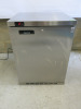 Osbourne Stainless Steel Single Door Under Counter Freezer, Model 161EF, S/N 161059/0419. Size H81 x W60 x D53.