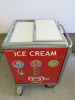 Total Refrigeration Walls Hawking Trolley Ice Cream Freezer, S/N 28158700000142. Size H107 x W65 x D77cm. - 2