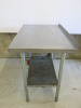 Stainless Steel Prep Table with Shelf Under, Size H73 x W89 x D92cm. - 4