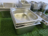 Approx 55 x Assorted Sized Stainless Steel GN Containers. - 2
