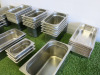 Approx 55 x Assorted Sized Stainless Steel GN Containers. - 4