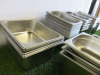 Approx 55 x Assorted Sized Stainless Steel GN Containers. - 6