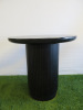 Gubi Moon Timber Lounge Table, Stained Black. Size H55 x Dia 60cm. RRP £1300. - 2