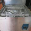 Dexion LP100 Pass Through Stainless Steel Commercial Dishwasher, Single Phase Electric, Comes with 5 Plastic Trays. Comes Complete with Stainless Steel Feed and Exit Tables - 4