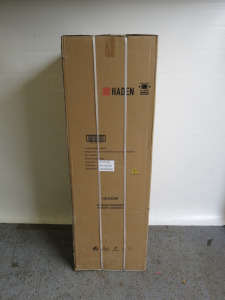 New/Boxed Haden 2 Door Fridge Freezer, Type HK240W.