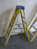 3 x Assorted Sized Step Ladders to Include: 1 x 5 Tread, 1 x 4 Tread & 1 x 3 Tread. - 3