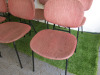 13 x Infiniti Pink Fabric Dining Chairs on Metal Frame. NOTE: condition (As Viewed/Pictured). - 3