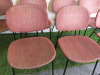 13 x Infiniti Pink Fabric Dining Chairs on Metal Frame. NOTE: condition (As Viewed/Pictured). - 4